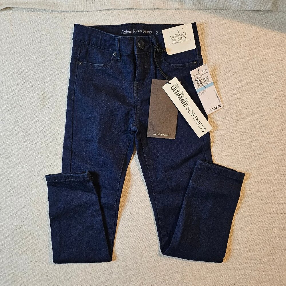 Calvin Klein Girl's Ultimate Skinny Jeans - Size 5